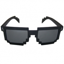 Пиксельные очки Minecraft (черные) 14 см