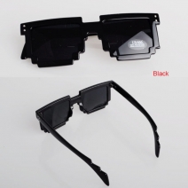Пиксельные очки Minecraft (черные) 14 см