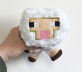 Мягкая игрушка плюшевая Овечка из Minecraft, 15 см