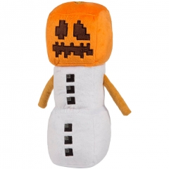 Мягкая игрушка плюшевый Снежный Голем Майнкрафт, 18 см