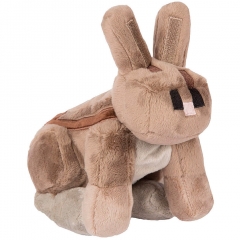 Мягкая игрушка плюшевый серый Кролик Майнкрафт Rabbit, 17 см