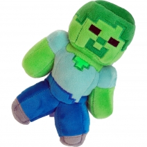 Мягкая игрушка плюшевый Зомби из Minecraft, 15 см