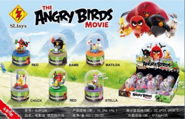 Набор 6 птичек в тубах Angry Birds The Movie 