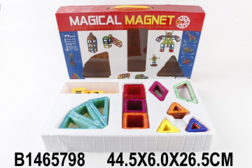 Магнитный конструктор Magical magnet,77 дет.