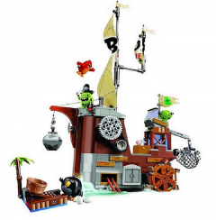 Конструктор Angry Birds «Пиратский корабль свинок»