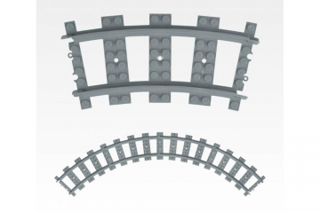 Конструктор «Набор Рельсов: железнодорожные стрелки + радиальные пути»