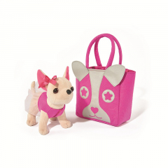 Мягкая игрушка Chi Chi Love «Собачка с розовой сумкой»