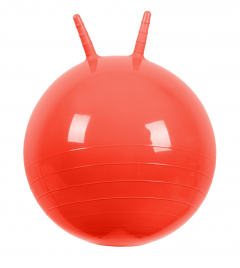 Мяч «Прыгун с рожками 500мм красный»