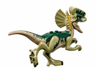 Конструктор Dinosaur World «Нападение Дилофозавра на сторожевой пост»