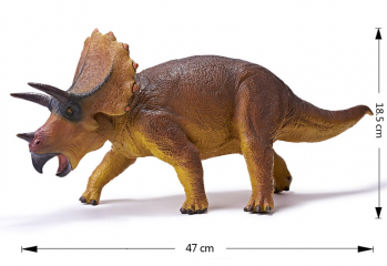 Фигурка динозавра «Трицератопс», 47 см