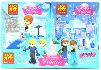 Набор 4 мини-конструктора Happy Princess «Зимние постройки»