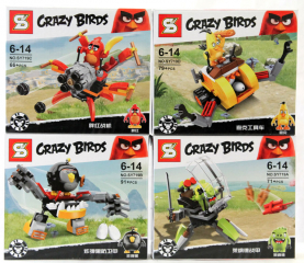 Набор конструкторов «Angry Birds», 4 в 1 #2