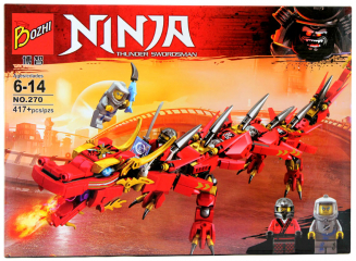 Конструктор Ninja «Красный дракон»