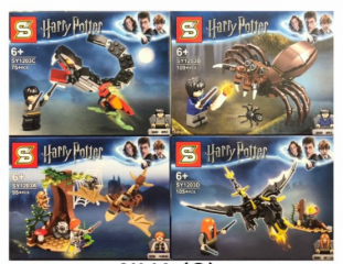 Набор 4 мини-конструктора Harry Potter «Магия Хогвартса»