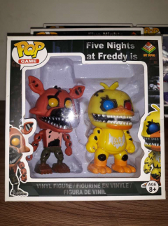 Фигурки Five Nights at Freddy's «5 ночей с Фредди» 2 в 1, кошмарный Фокси и кошмарная Чика