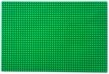 Строительная пластина для конструкторов 38,5 x 25,5 см, зеленая