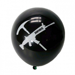 Воздушный шарик Фортнайт чёрный, 10 шт.