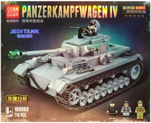 Конструктор Танк «Panzerkampfwagen IV» QuanGuan