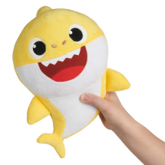 Поющая мягкая игрушка «BabyShark» Акулёнок жёлтый, 28 см