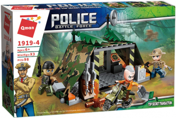 Конструктор Police Battle Force «Секретная сделка в джунглях» Qman
