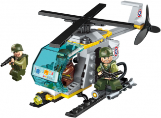 Конструктор Combat Zones «Поддержка с воздуха на вертолёте» Qman