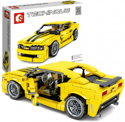Конструктор Sembo Block «Chevrolet Camaro жёлтый»