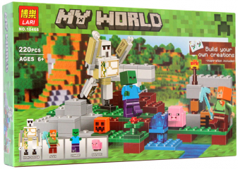 Конструктор Minecraft My World «Железный Голем 2»