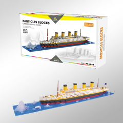 Конструктор Particles Blocks «Титаник с айсбергом», 56 см