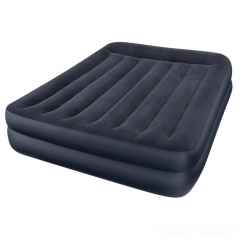 Надувная двуспальная кровать «Интекс Queen Plush Bed»
