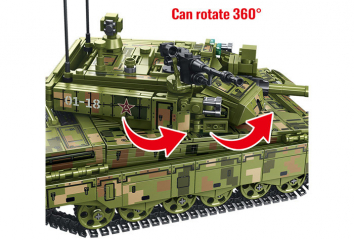 Конструктор Sembo Block «Основной боевой танк Type 99А»