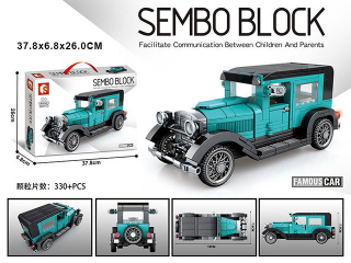 Конструктор Sembo Block "Ретро авто"