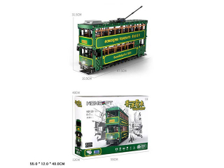 Конструктор Mould King "Гонконгский трамвай " на управлении