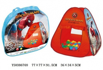Палатка детская "Человек паук" в сумке размер 77х77х91.5 см