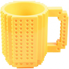 Кружка Build-on Brick Mug «Конструктор» с деталями